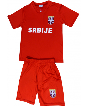 Ensemble Serbe maillot de foot Serbie ensemble de foot enfant